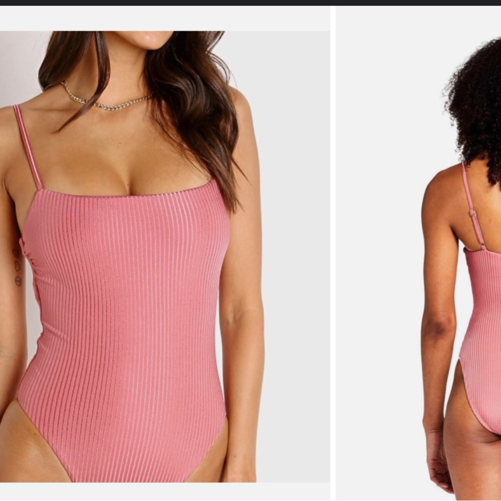 Vitamin A: Jenna One Piece - Sunkissed Shimmer EcoRib